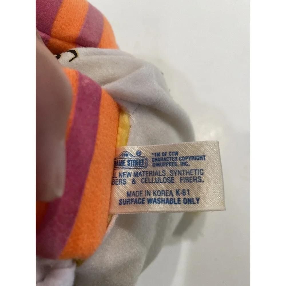 Vintage Hasbro Sesame Street Softie Baby Big Bird‎ W/ Luv Diaper Plush